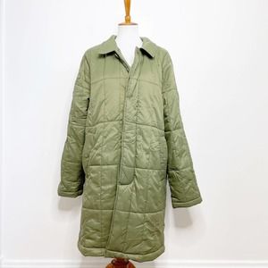 M.C. Overalls Padded Olive Green Parka Jacket Coat